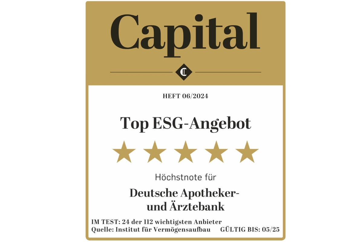 Auszeichnung Capital Top-ESG-Angebot