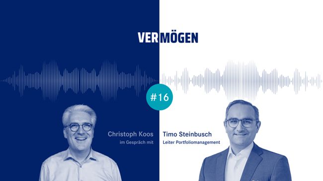 Podcast Vermögen Teaserbild mit Christoph Koos und Timo Steinbusch